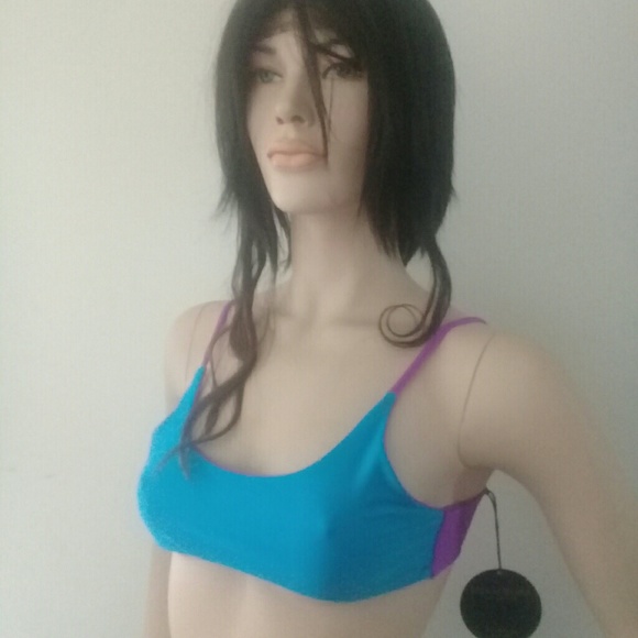 Mochi Swim Bikini purple/Blue TOP Small Size - Picture 6 of 8